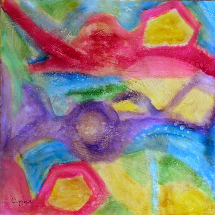 La Divine Matrice - The Divine Matrix 绘画, 31.5x31.5 in