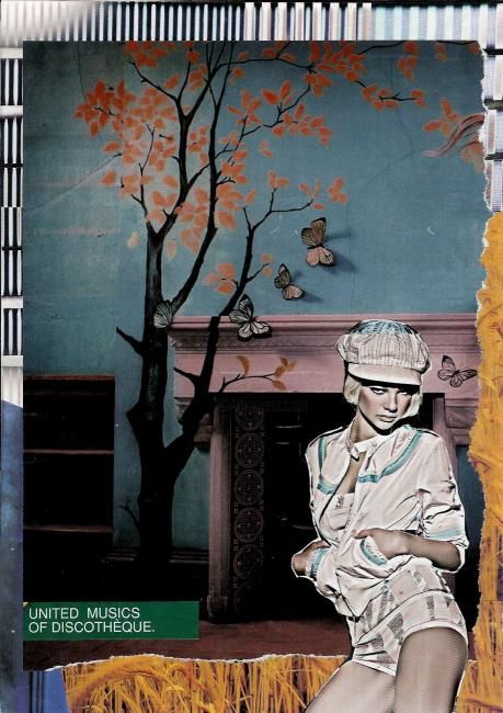 Collages titled "United Musics of Di…" by Alexandra Stirling, Original Artwork