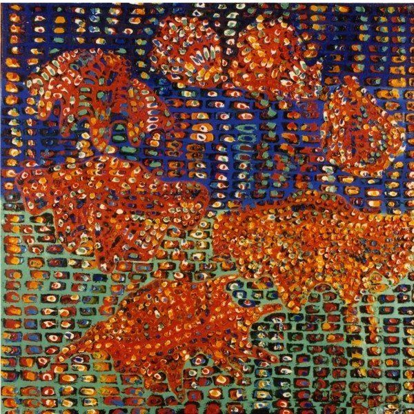 Painting titled "Континуум/Continuum/" by Nikolai Vasilev, Original Artwork, Oil