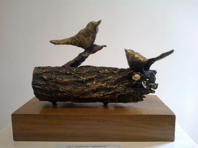 Sculpture intitulée "Fondness.jpg" par Swapana Appukuttan, Œuvre d'art originale