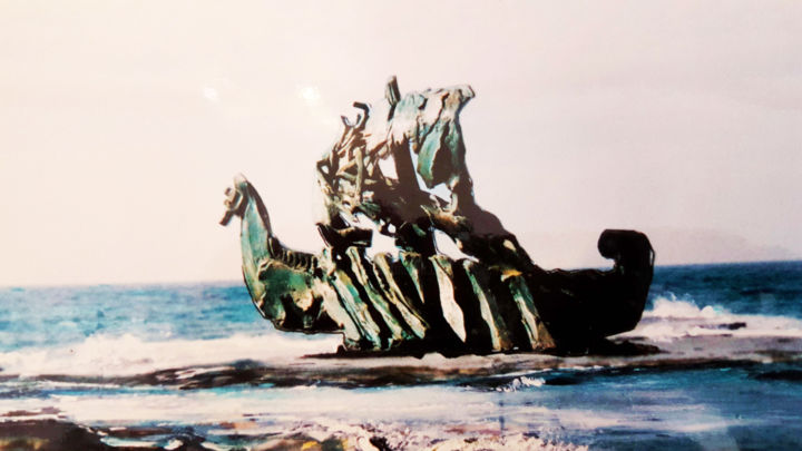 雕塑,  20.9x28.7 in 