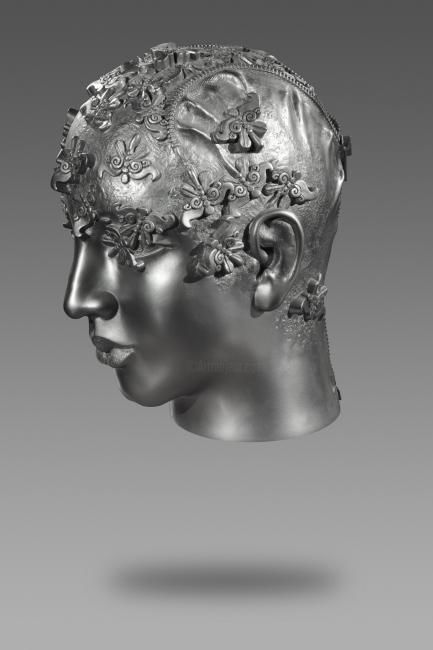 Sculpture intitulée "SILENE" par Sak, Œuvre d'art originale