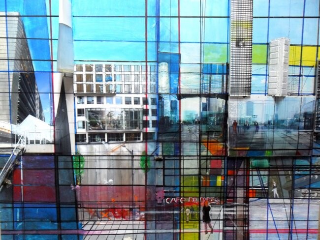 LA DEFENSE 雕塑, 19.7x23.6 in