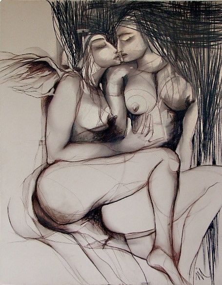 Drawing titled "my secret" by Kravitz, Original Artwork, Other