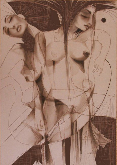 Drawing titled "Leo Tolstoy. Anna K…" by Kravitz, Original Artwork, Other