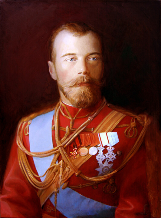 "Николай 2" başlıklı Tablo Ivan Podgainyi tarafından, Orijinal sanat, Petrol