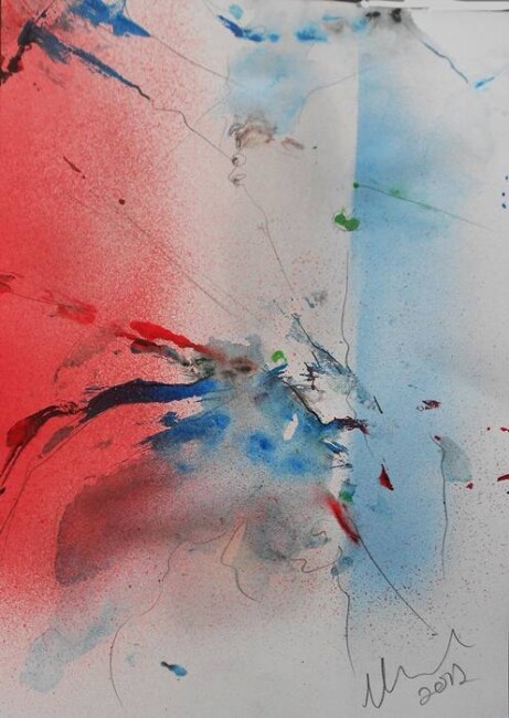 Malerei mit dem Titel "eg515" von Ulrich De Balbian, Original-Kunstwerk