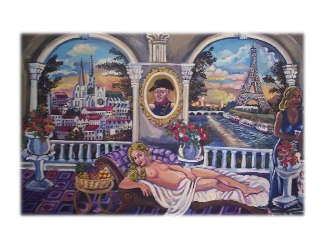 Painting titled "Fragments of Time" by Glendon Mcfarlane, Original Artwork, Oil