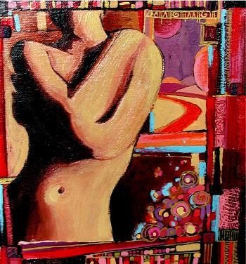 Peinture intitulée "Au réveil" par Catherine Suchocka, Œuvre d'art originale