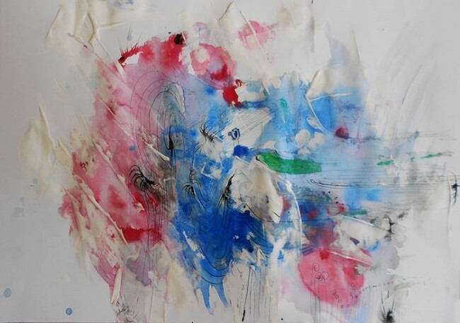 Pittura intitolato "fa20" da Ulrich De Balbian, Opera d'arte originale