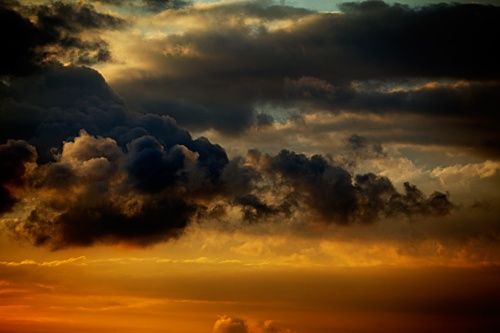 Fotografia intitulada "Gloomy Sky 0009" por Marcin Prasal, Obras de arte originais