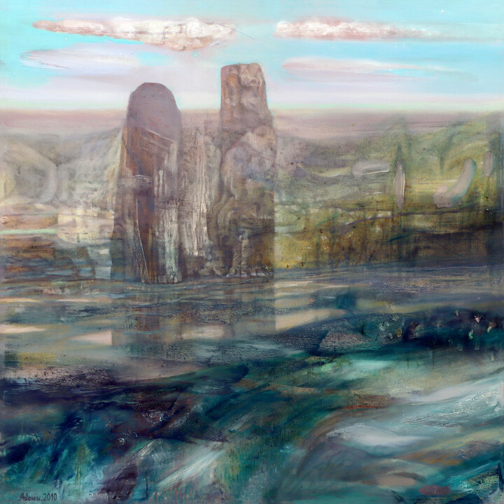 Afflatus 绘画, 31.5x31.5 in