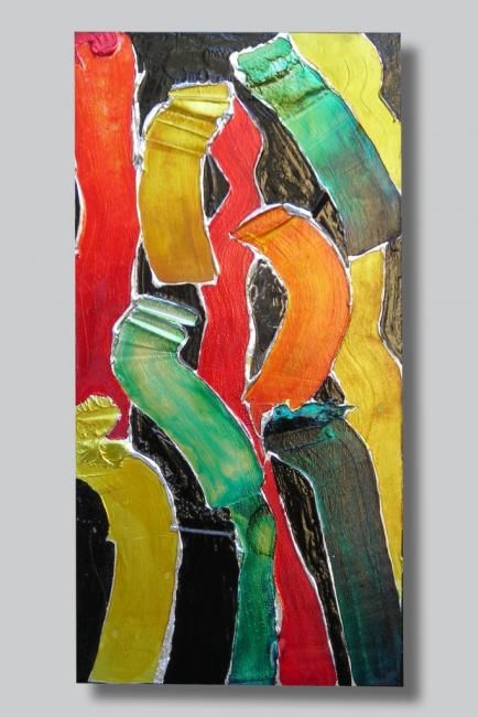 Pittura intitolato "Pennellate" da Vidà, Opera d'arte originale