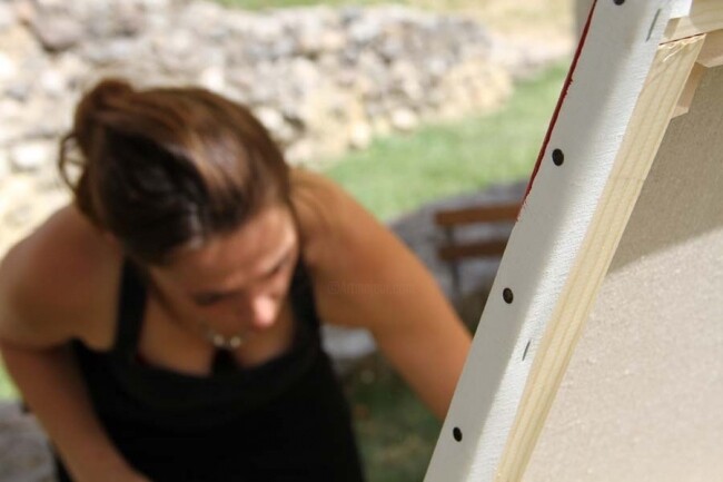 Peinture intitulée "IMG_2482.JPG" par Emilie Teillaud, Œuvre d'art originale