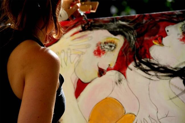 Peinture intitulée "IMG_2543_copier.jpg" par Emilie Teillaud, Œuvre d'art originale