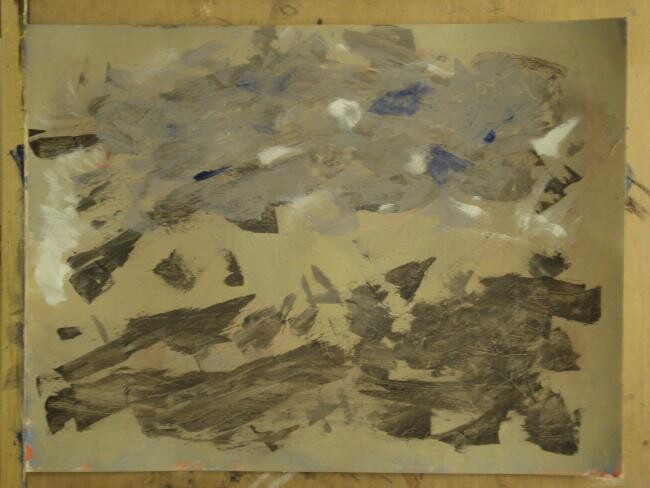 Peinture intitulée "asphalt" par Amr Assaad, Œuvre d'art originale