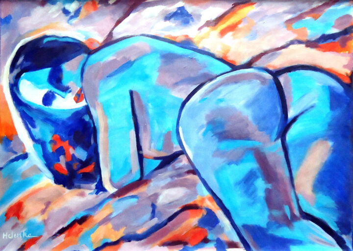 "Taste of Fire" 绘画, 23.2x33.5 in