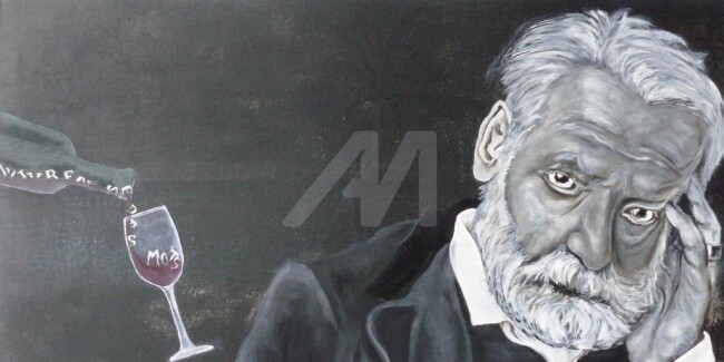 Peinture intitulée "L'ivresse des mots" par Madorssane, Œuvre d'art originale, Huile