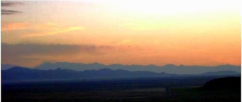 Photography titled "Desert Sunset" by Mark Greenwood, Original Artwork