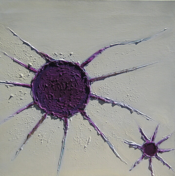 " Impacts " 绘画, 23.6x23.6 in