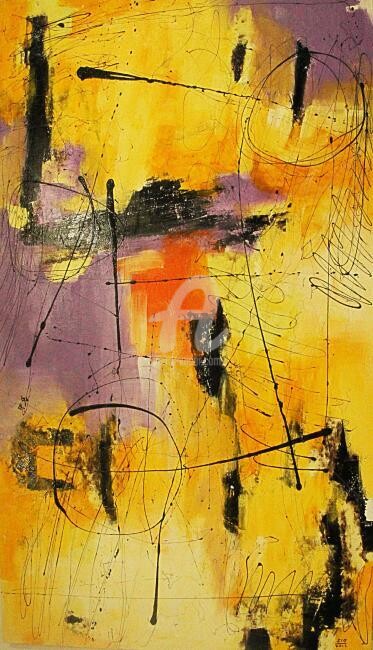 Painting titled "Orchestrated Maneuv…" by Sio Montera, Original Artwork, Oil
