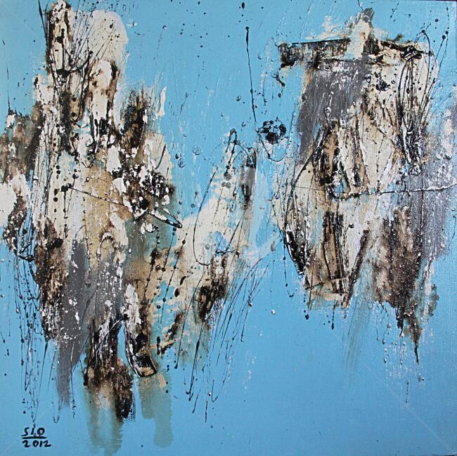 Painting titled "A Lesson in Conferm…" by Sio Montera, Original Artwork, Oil