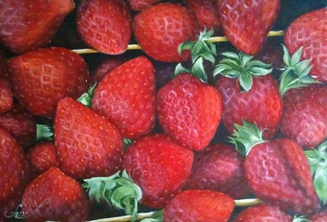 Painting titled "Sweet as Sugar" by Vadim Mihailoff, Original Artwork, Oil