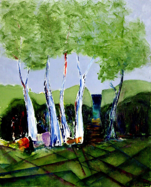 Cap D’Antibes, un jour gris 绘画, 39.4x31.5 in