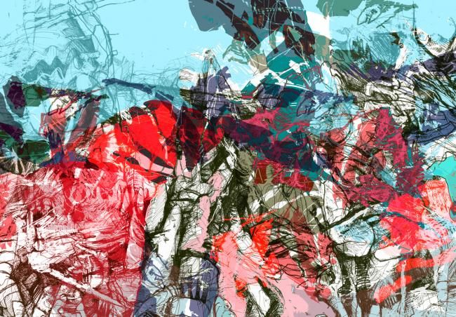 Drawing titled "DEEP COMPLEXITY Bla…" by Stefan Klinkigt, Original Artwork, Other