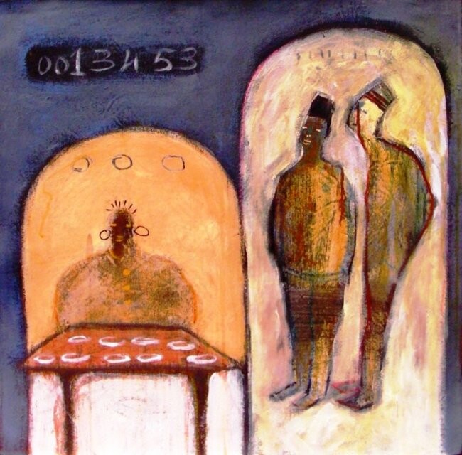 causerie 2 绘画, 23.6x23.6 in