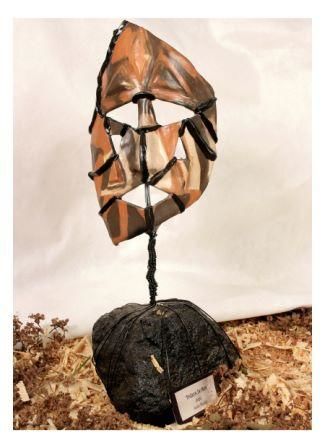 Sculpture titled "Máscara Quebrada.jpg" by Heider Moutin, Original Artwork