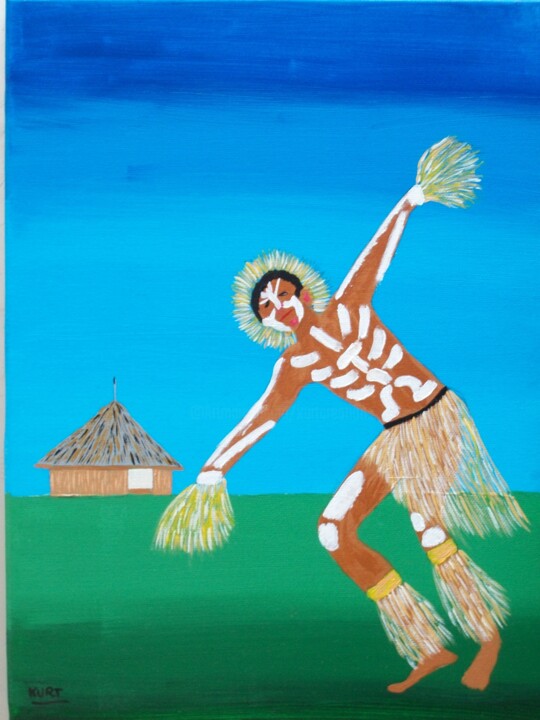 culture kanak 2 绘画, 15.8x11.8 in