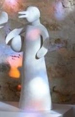 Γλυπτική με τίτλο "Envol" από Pascale Fournier, Αυθεντικά έργα τέχνης, Κεραμικά