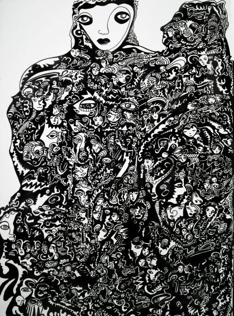 Drawing titled "nike111.jpg" by Nicola Giampietri, Original Artwork, Other