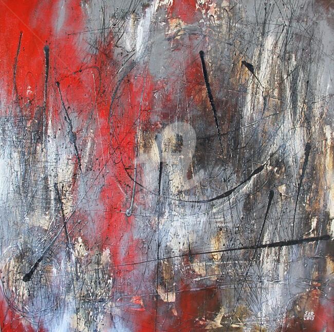 Painting titled "The Problem with In…" by Sio Montera, Original Artwork, Oil