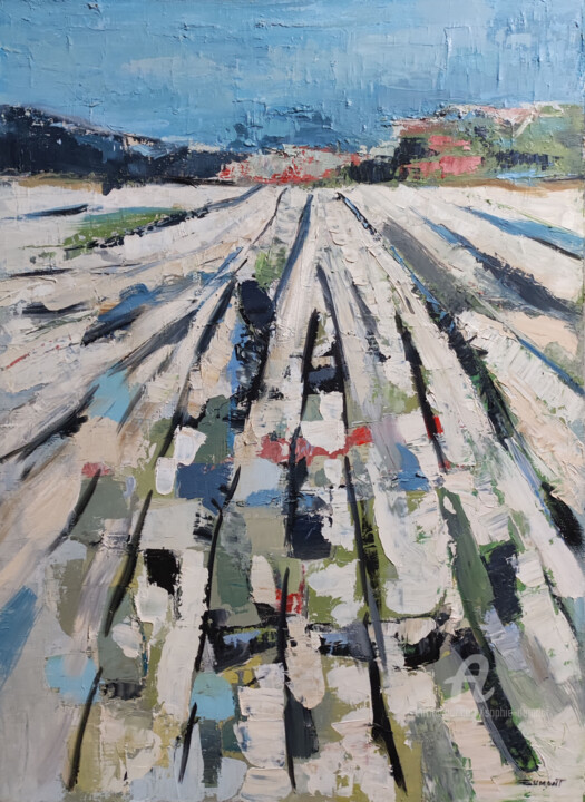 landscape 绘画, 28.7x21.3 in