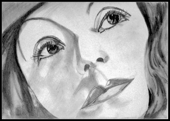 Greta Garbo, "série Célébrités" 图画, 8.7x12.6 in