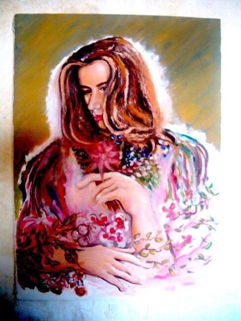 Painting titled "Clara" by Geremia Cocozza, Original Artwork
