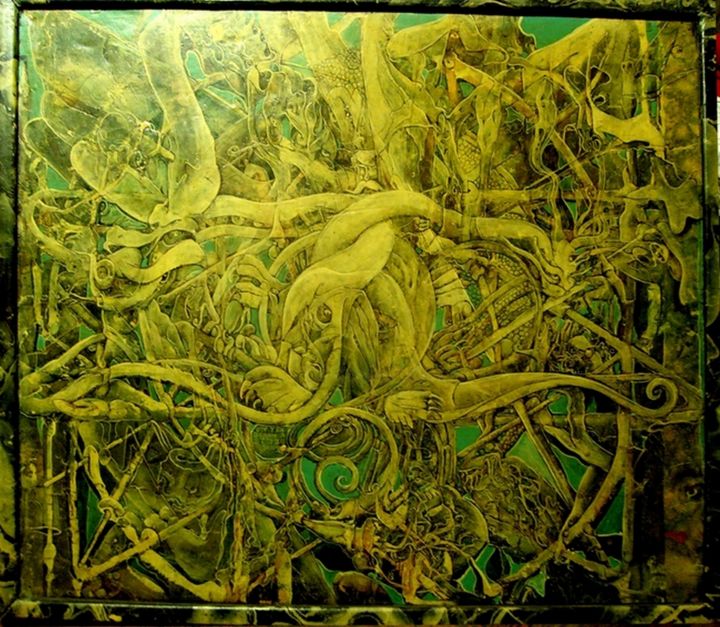 绘画,  21.3x24.4 in 