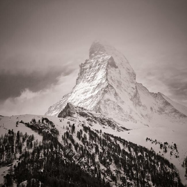 Photography titled "Matterhorn #2" by Julia Britvich, Original Artwork