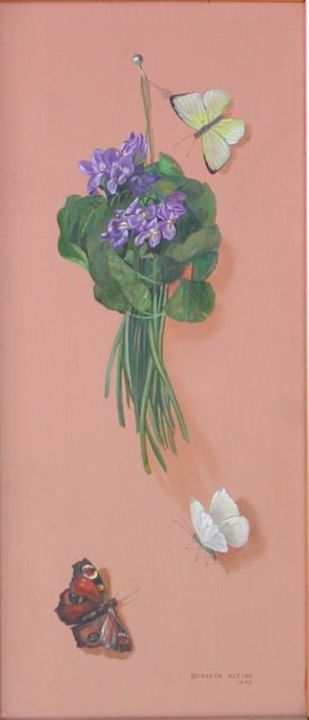 Painting titled "dolce-effimero" by Altini, Original Artwork