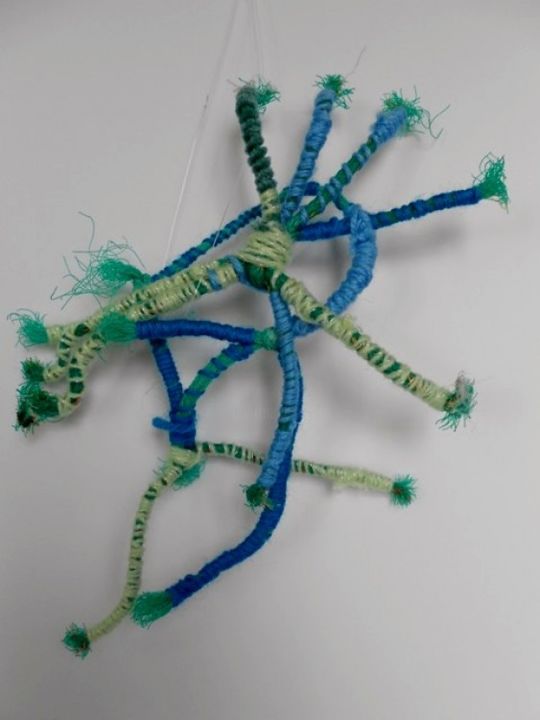 "Esprits racines 9 -…" başlıklı Heykel Valérie Thévenot tarafından, Orijinal sanat, Mixed Media