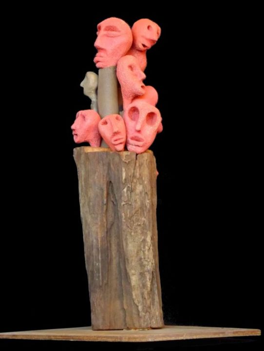 Sculpture titled "Points de vue B" by Batich, Original Artwork