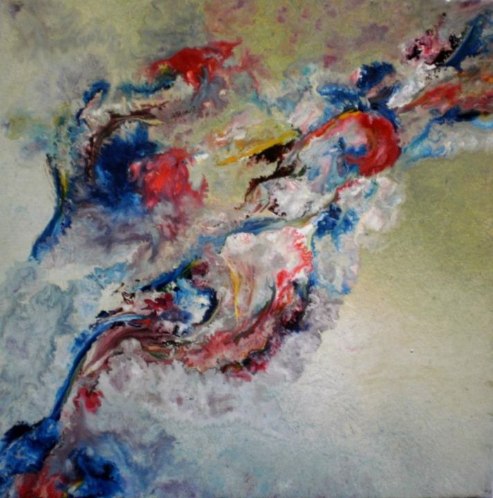 Painting titled "Colour" by Hamid Nasir, Original Artwork