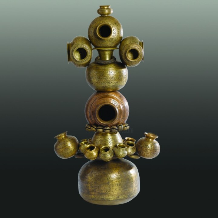 Sculpture titled "Nirbhaya" by Neeraj Gupta, Original Artwork, Metals