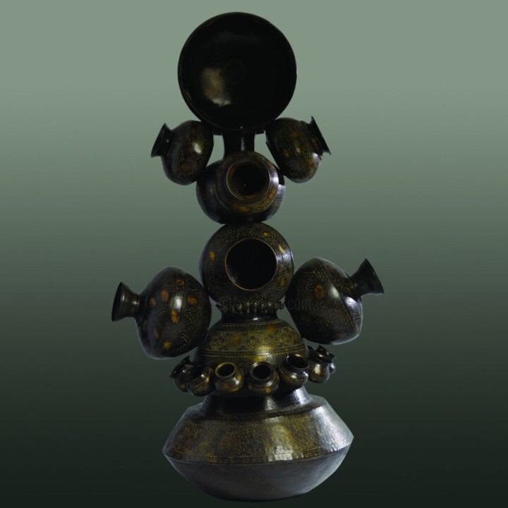 Sculpture titled "Bearer of Gifts" by Neeraj Gupta, Original Artwork