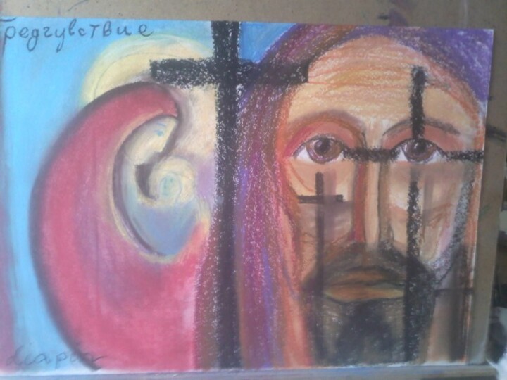 Painting titled "Предчувствие" by Liap In Art, Original Artwork, Other