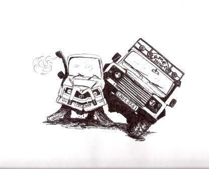 "4 PLAY" başlıklı Resim Malinda Crafford tarafından, Orijinal sanat, Tükenmez kalem