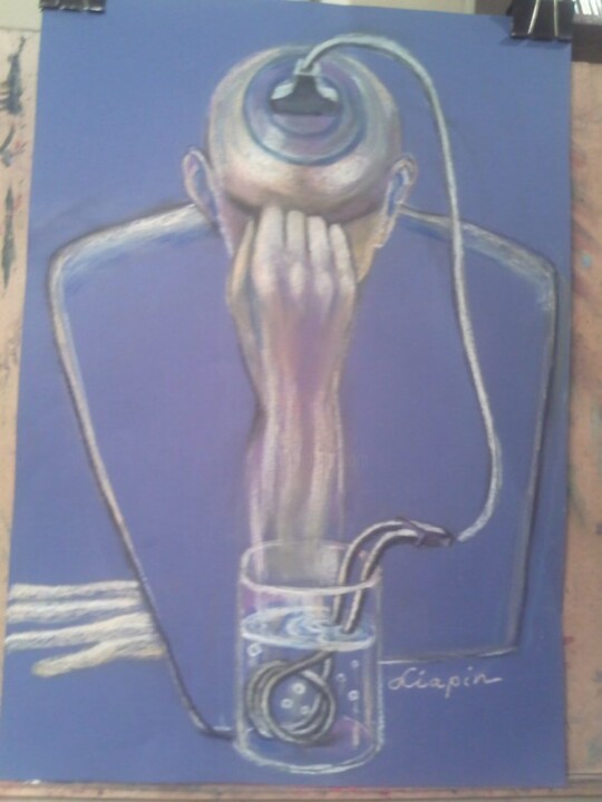 Painting titled "Работа мозга" by Liap In Art, Original Artwork, Other