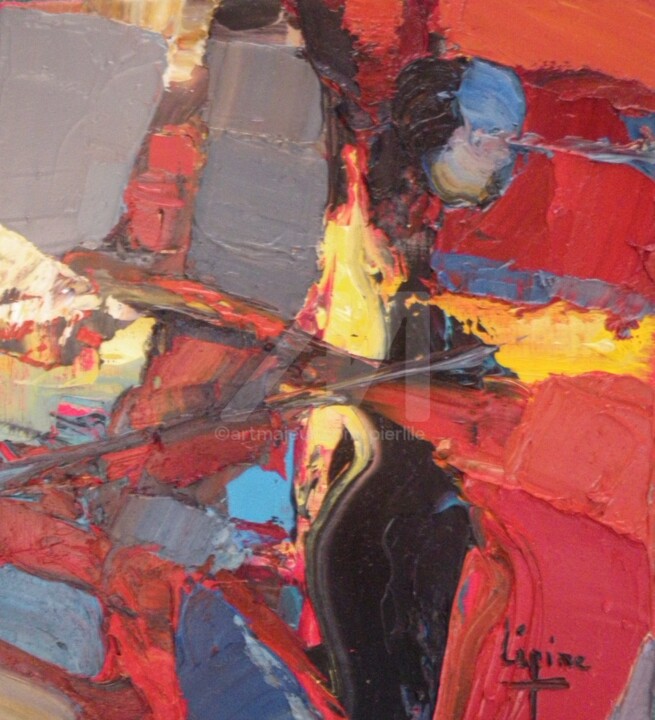 "Gitane, gypsie woman" başlıklı Tablo Pierre-Antoine Lépine tarafından, Orijinal sanat, Petrol